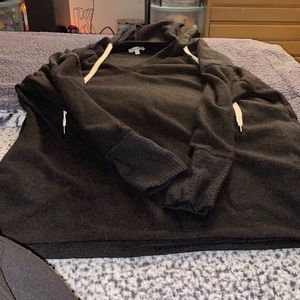 Black tunic hoodie